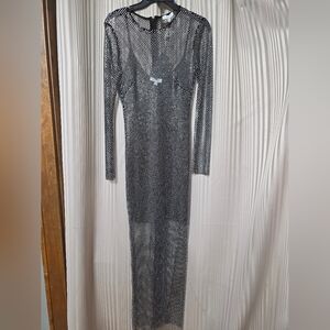 Gianni Bini Black and White Patterned Dress